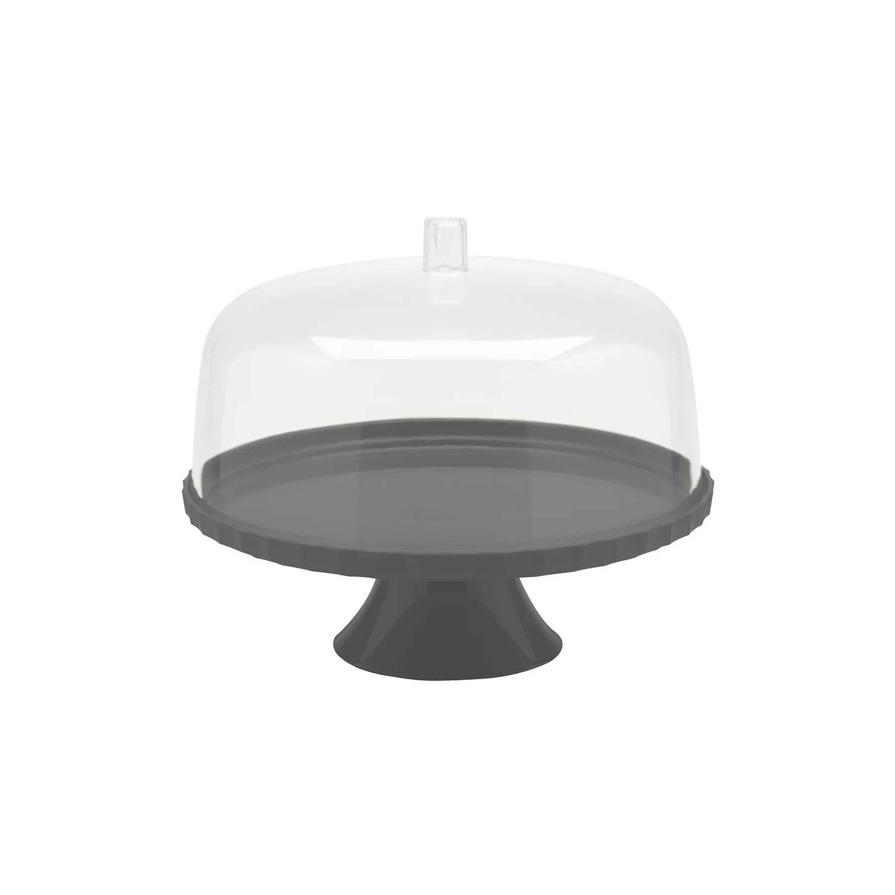 Tortera con Cúpula y Pie 25cm OU «Break» (Gris)