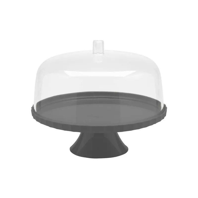 Tortera con Cúpula y Pie 30cm OU «Break» (Gris) - Imagen 2