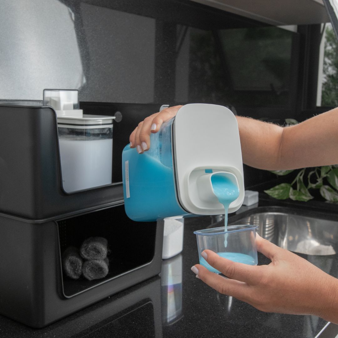 Dispensador de Detergente de Lavarropas 2,3 litros OU «Flow» (Beige) - Imagen 3