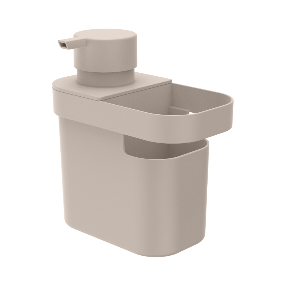 Dispensador de Detergente con Compartimiento 650ml OU «Trium» (Beige) - Imagen 2