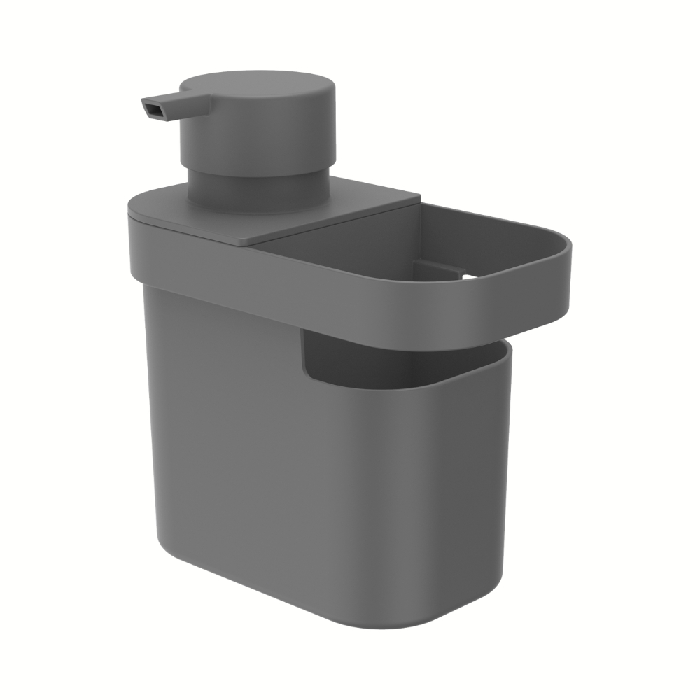 Dispensador de Detergente con Compartimiento 650ml OU «Trium» (Gris)