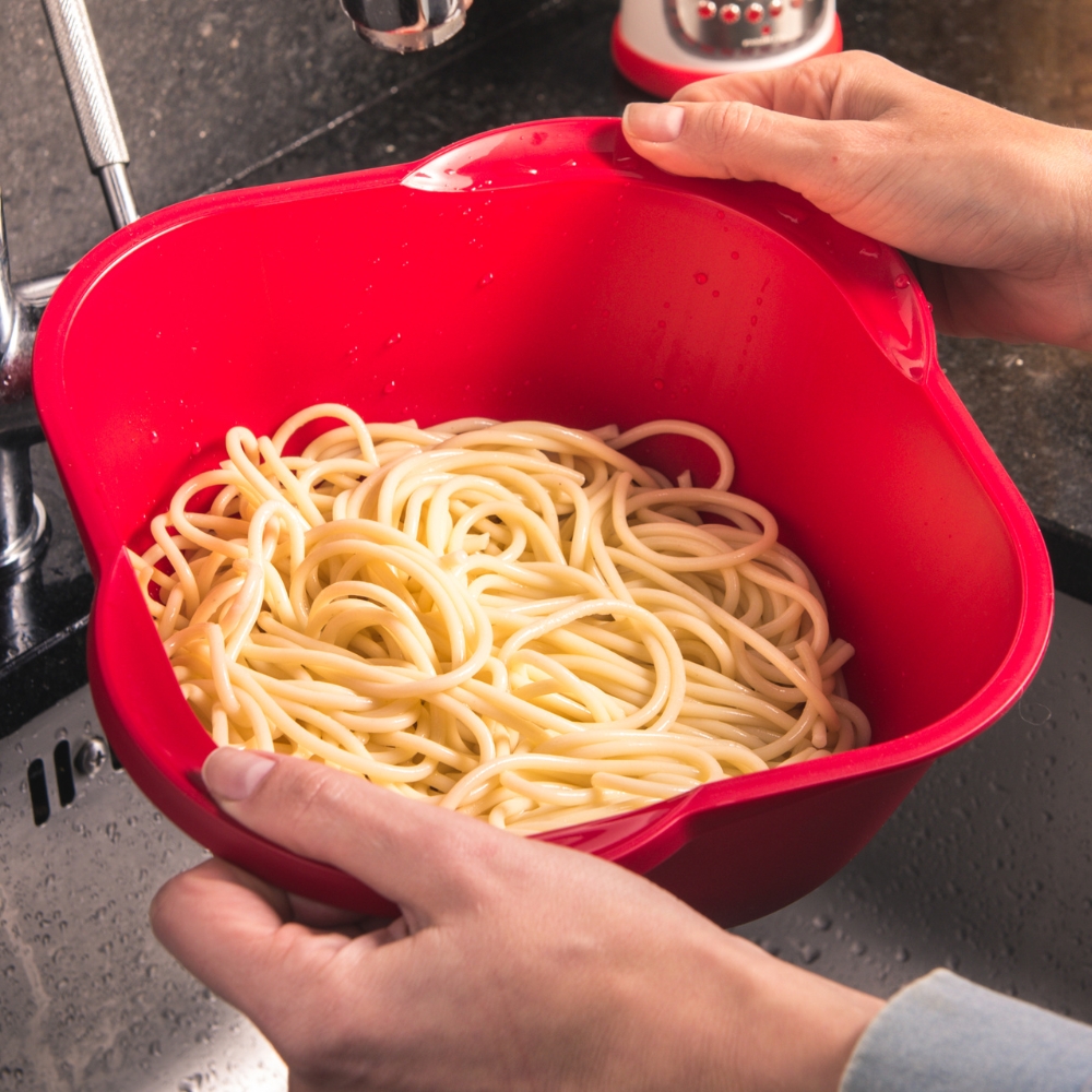 Colador de Pastas 22cm OU «Gusto» (Blanco) - Imagen 3
