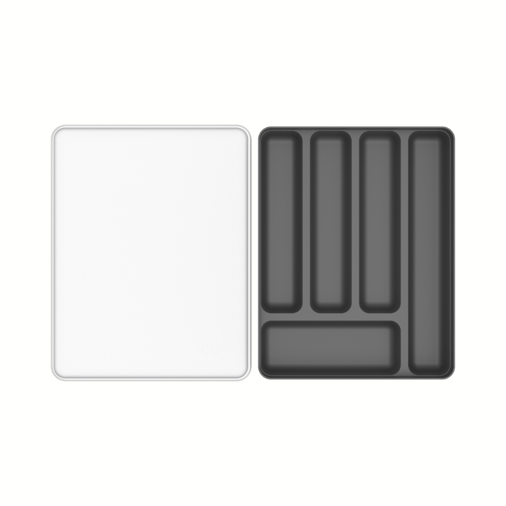 Cubiertera con Tapa 5 Divisiones OU «Logic» (Gris) - Imagen 3