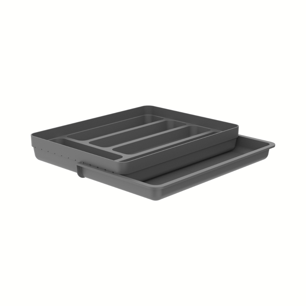 Cubiertera Expandible 6 Divisiones OU «Logic» (Gris) - Imagen 2
