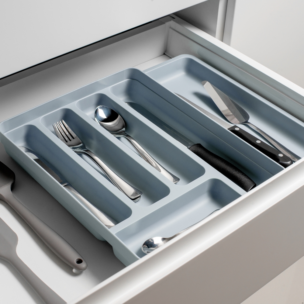 Cubiertera Expandible 6 Divisiones OU «Logic» (Gris) - Imagen 4