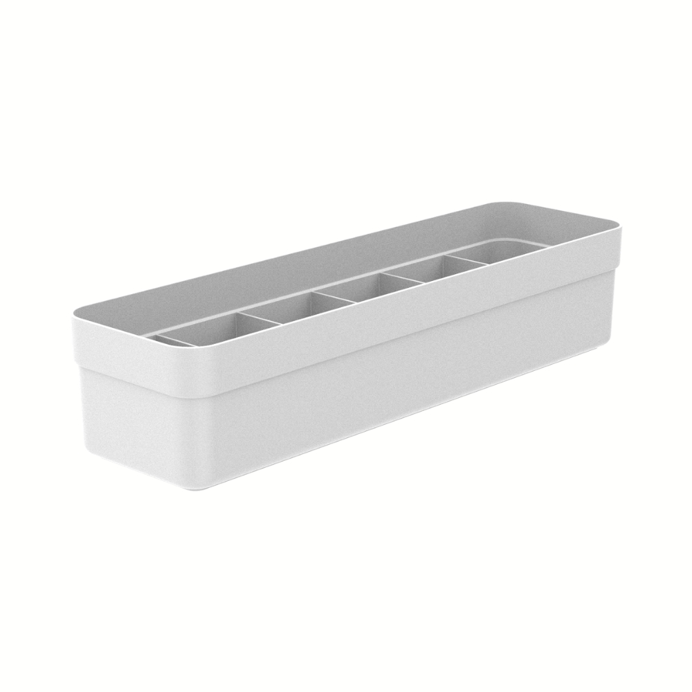 Organizador de Cajones 35x10x7,5cm OU «Logic» (Blanco) - Imagen 2