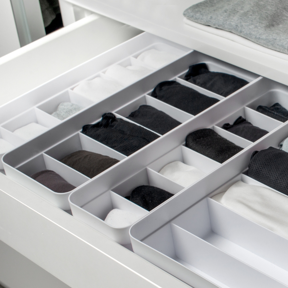Organizador de Cajones 35×12,5×7,5cm OU «Logic» (Beige) - Imagen 3