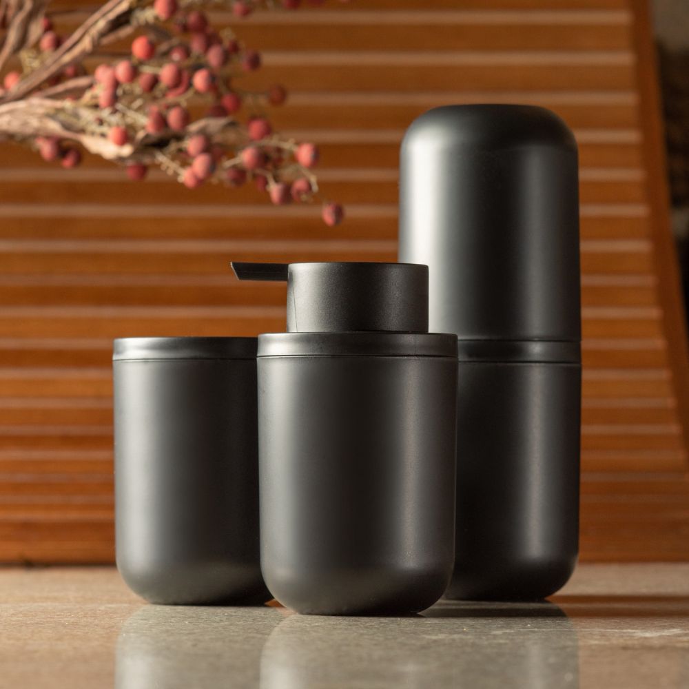 Dispensador de Jabón Líquido 300ml OU «Bold» (Negro) - Imagen 3