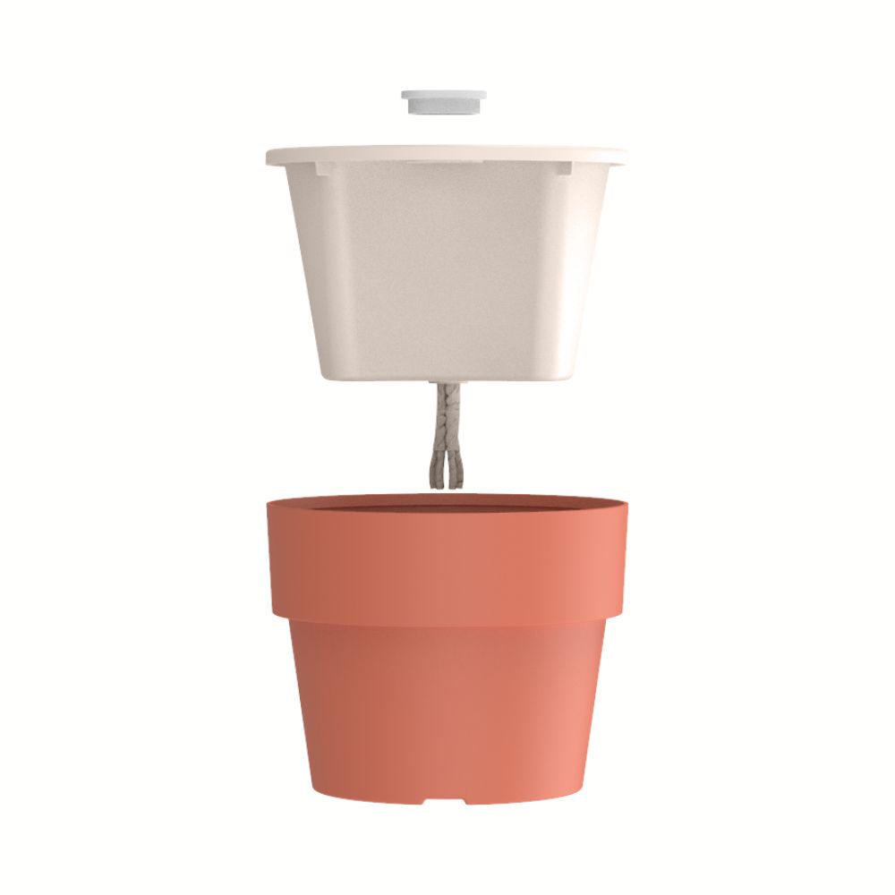 Maceta de Cultivo 17x15cm OU «Autoriego» (Terracota) - Imagen 3